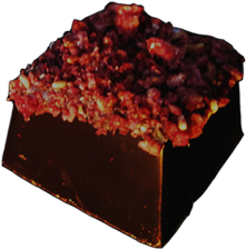 Raspberry Rum Praline